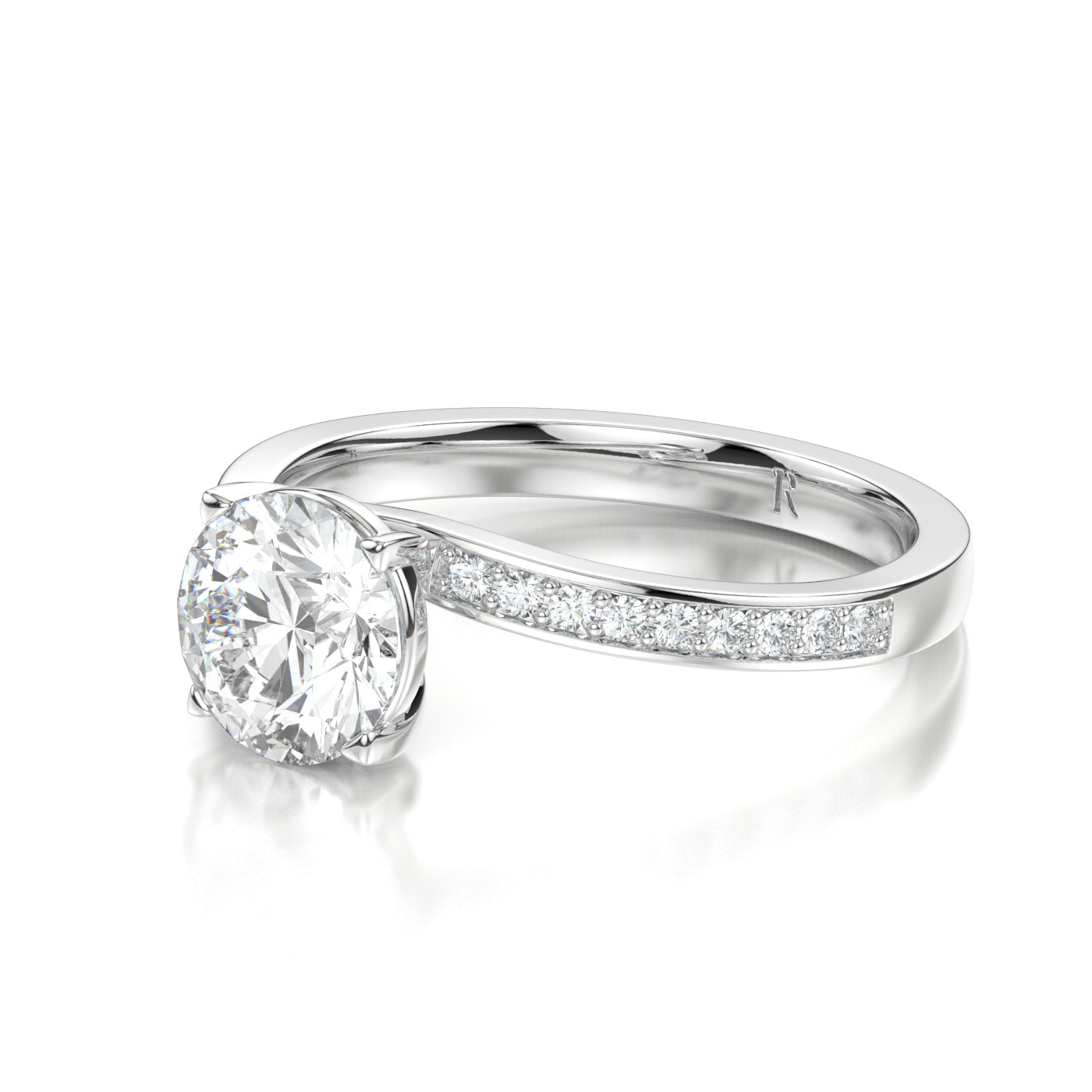 Michelle Platinum Round Side