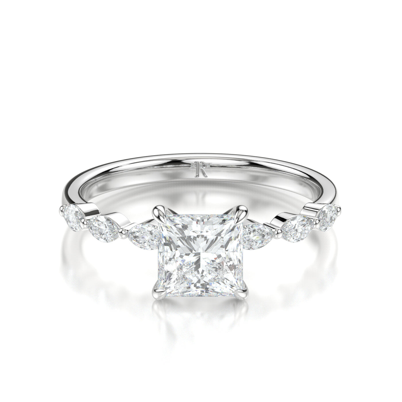 Millie White Gold Princess Front