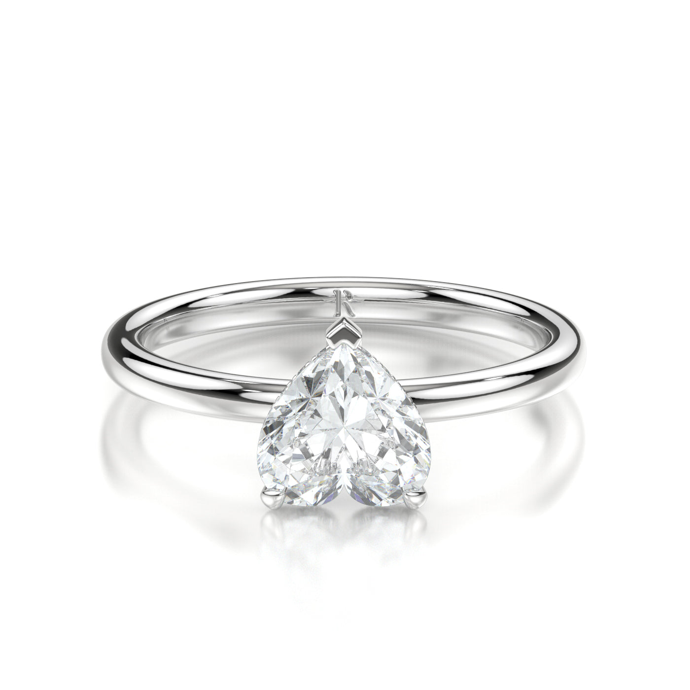 Nancy White Gold Heart Front