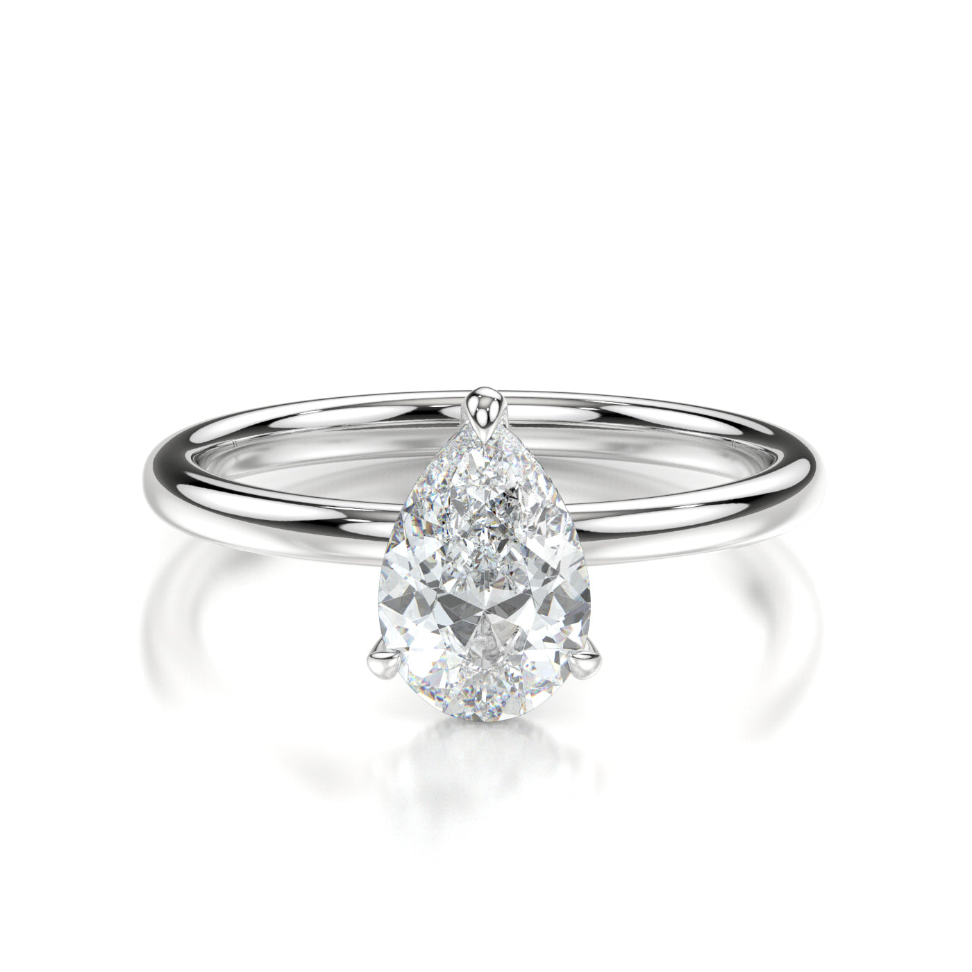 Nancy Platinum Pear Front