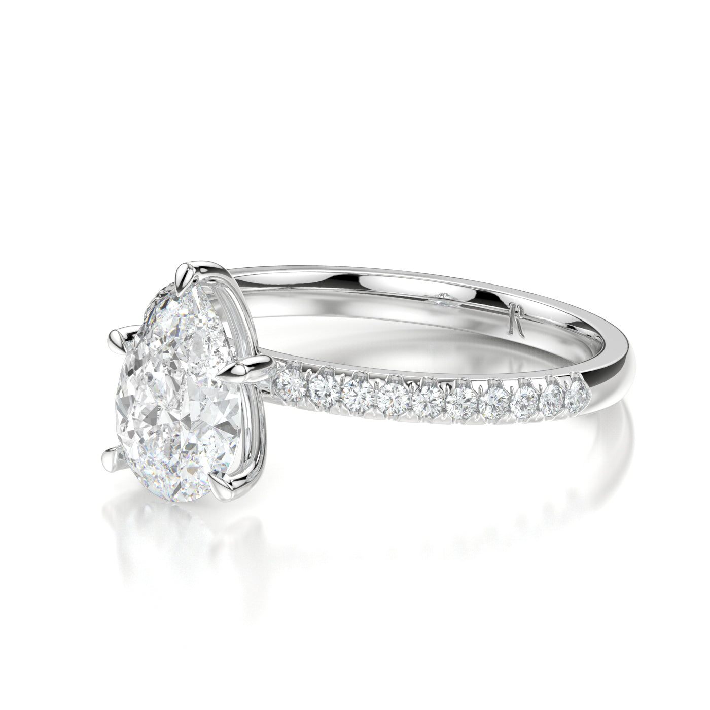 Odile Platinum Pear Side