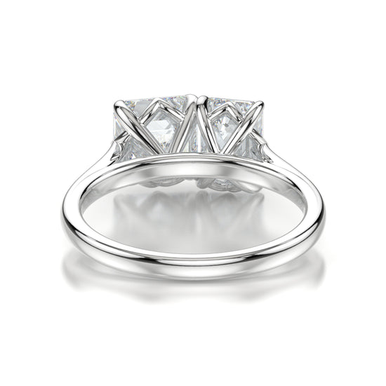 Ornella Platinum Asscher Back