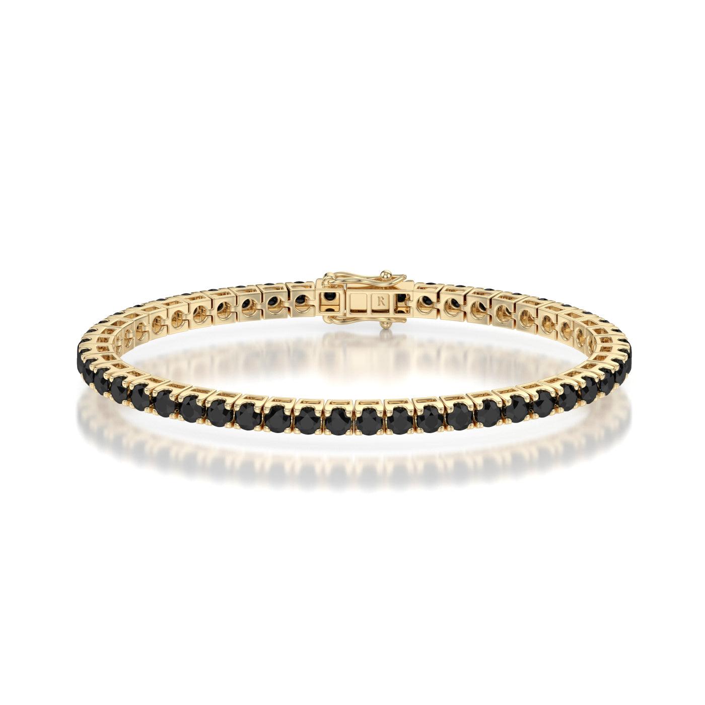 Black Diamond Tennis Bracelet Regal