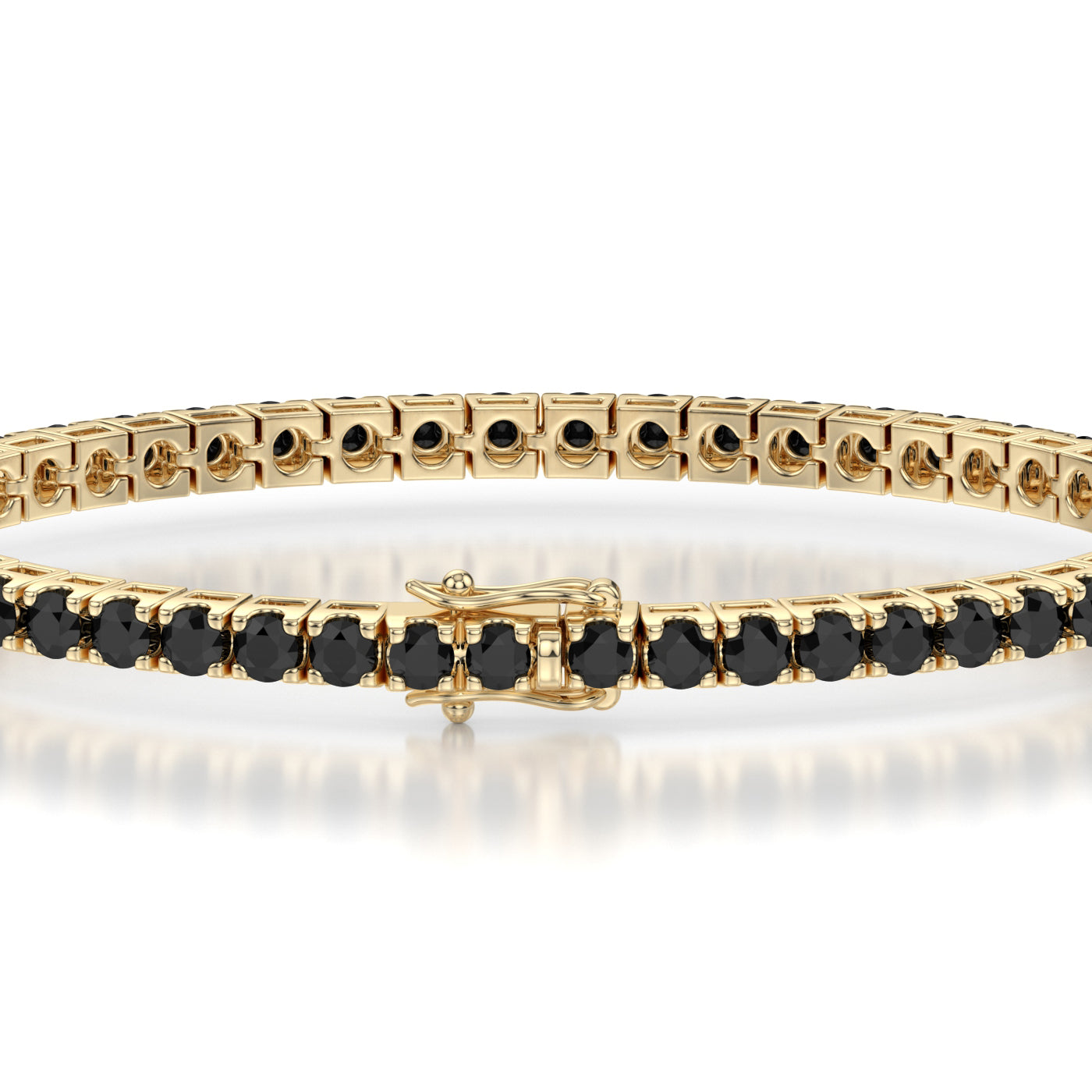 Black Diamond Tennis Bracelet Regal