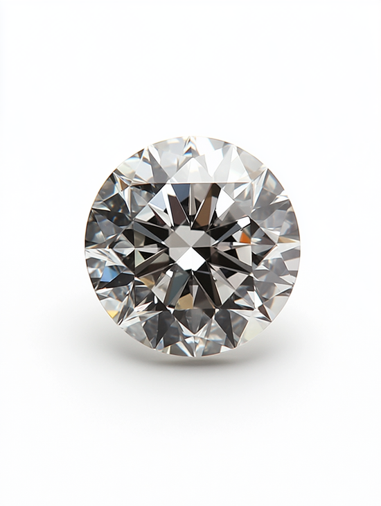 Round cut diamond