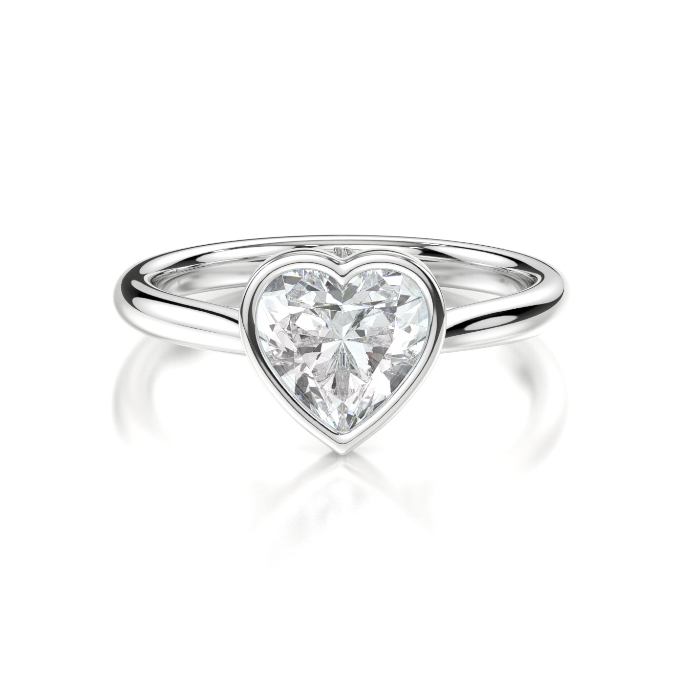 Roxanne Platinum Heart Front