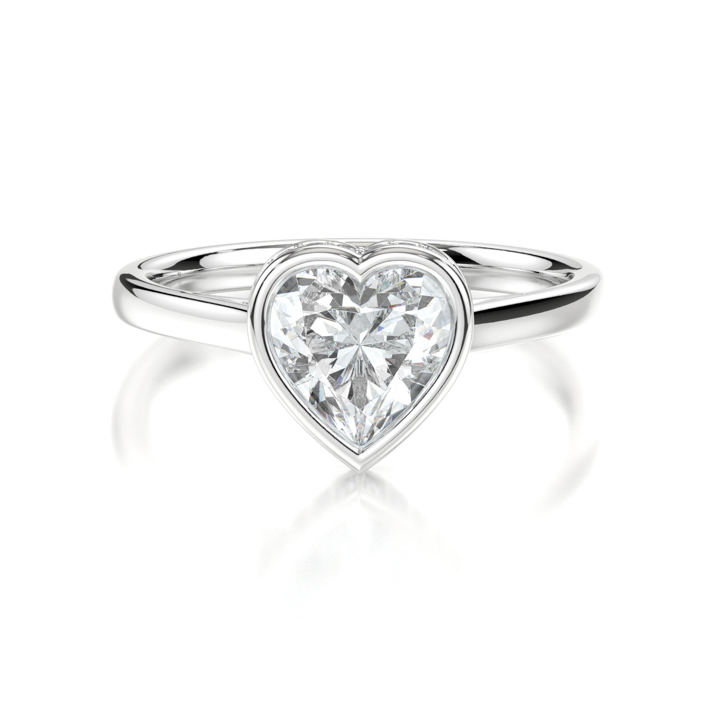 Sasha Platinum Heart Front