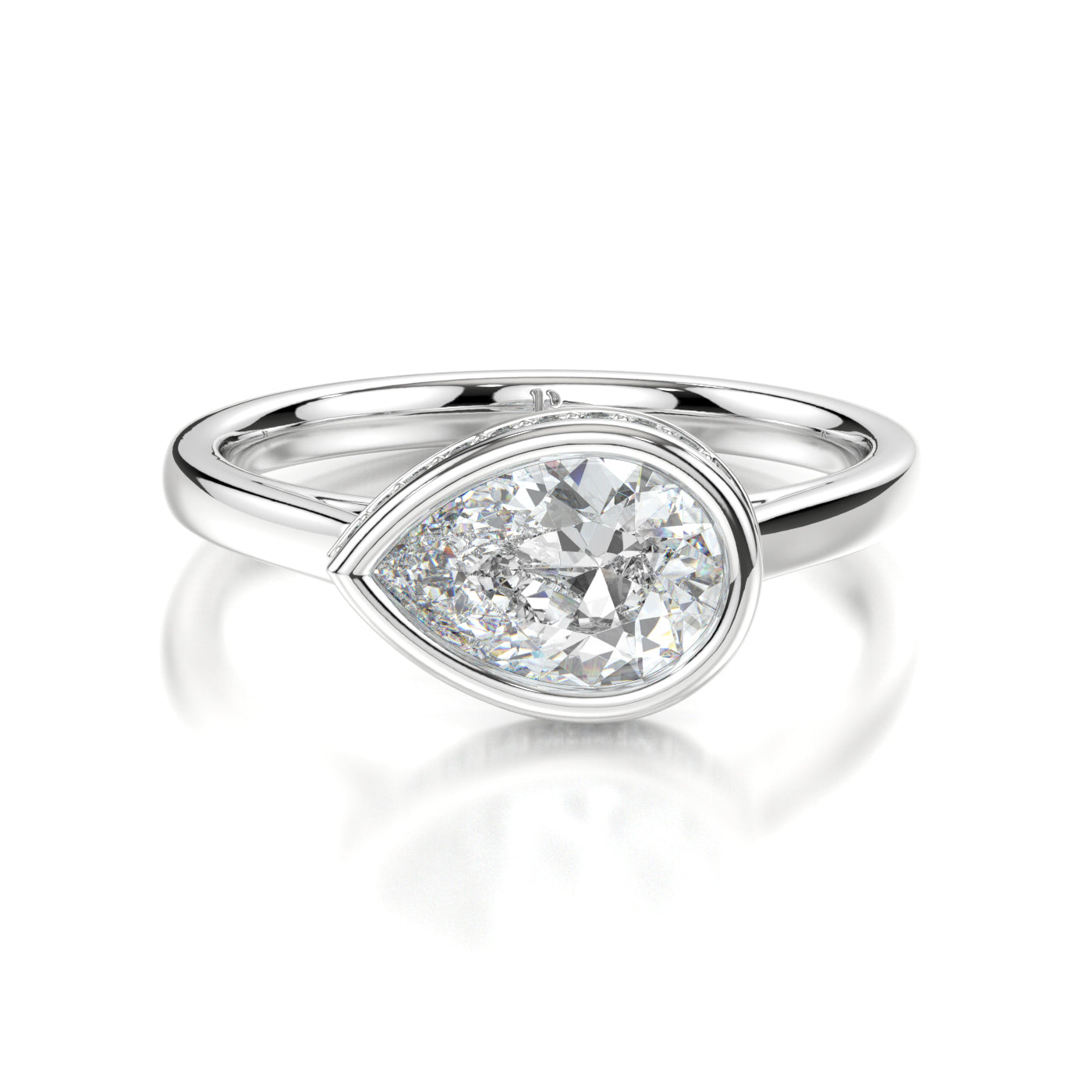Sasha Platinum Pear Front