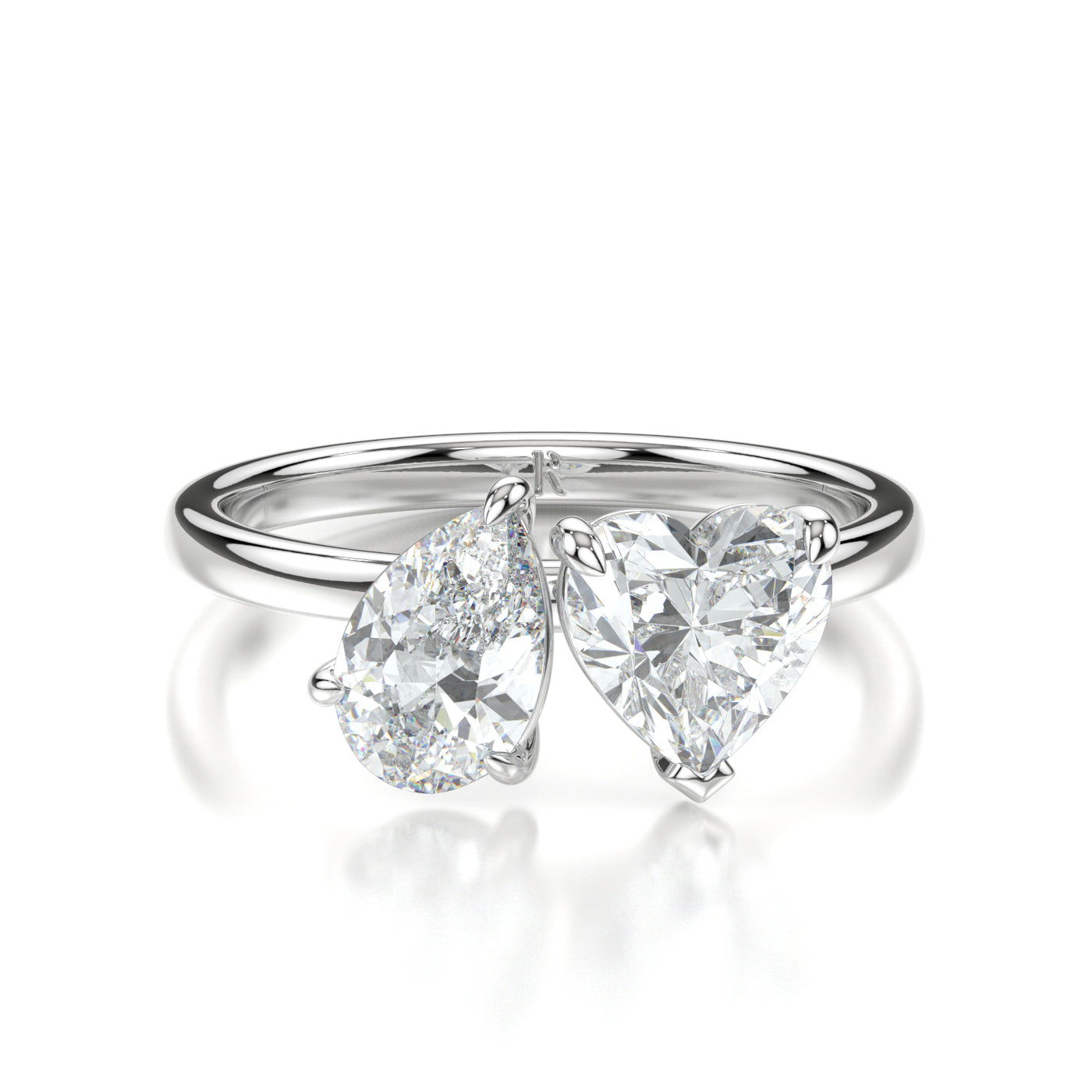 Sofia Platinum Heart Front