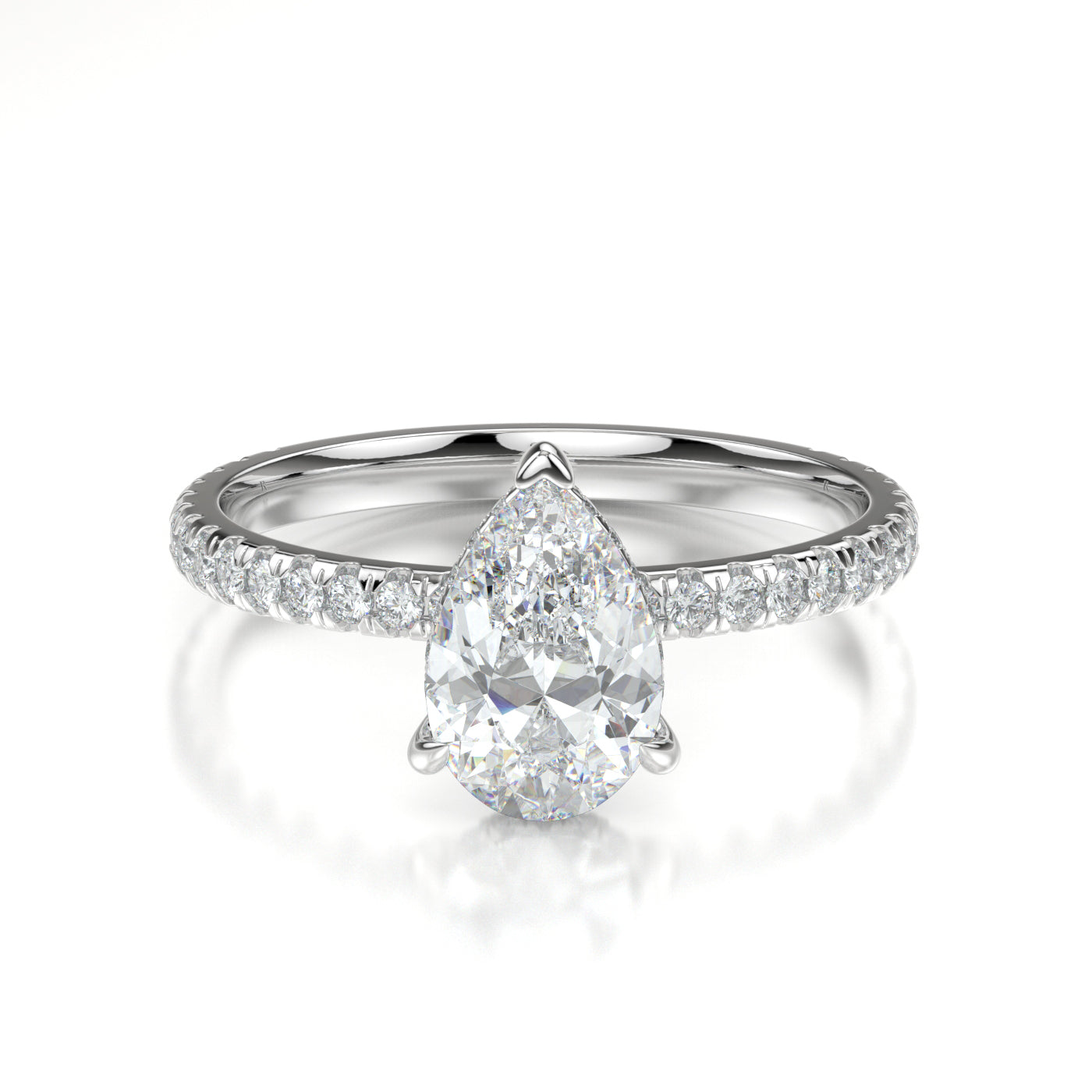 Summer White Gold Pear Front