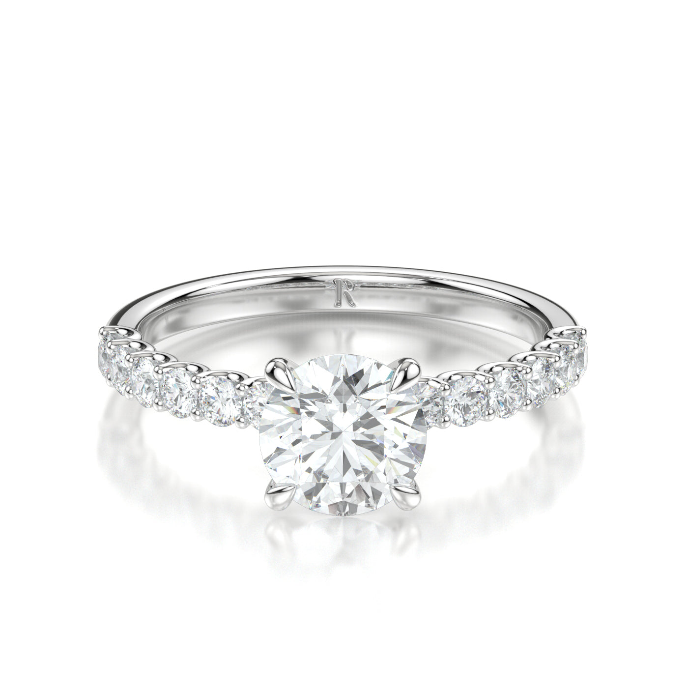 Sylvie Platinum Round Front