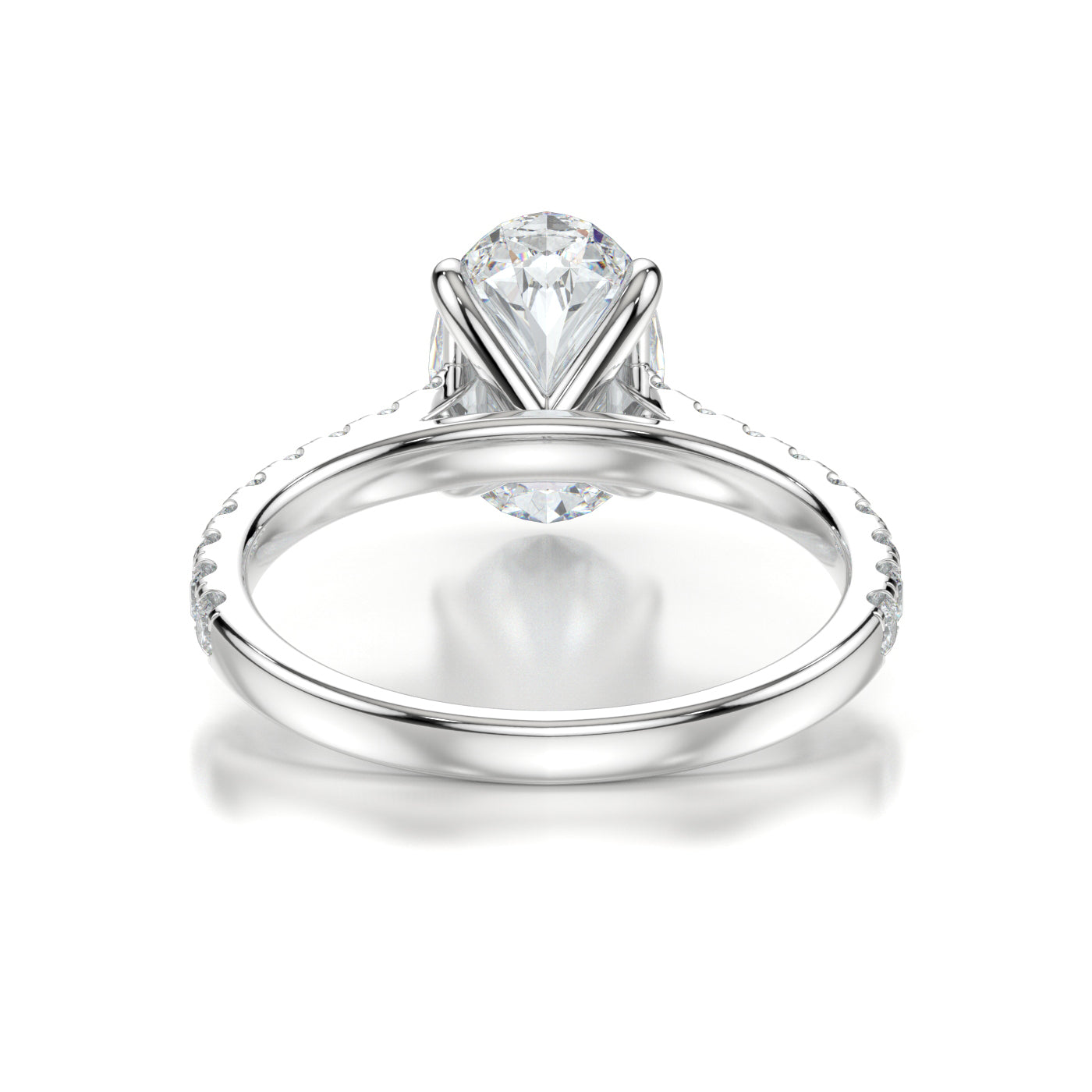 Valerie Platinum Oval Back