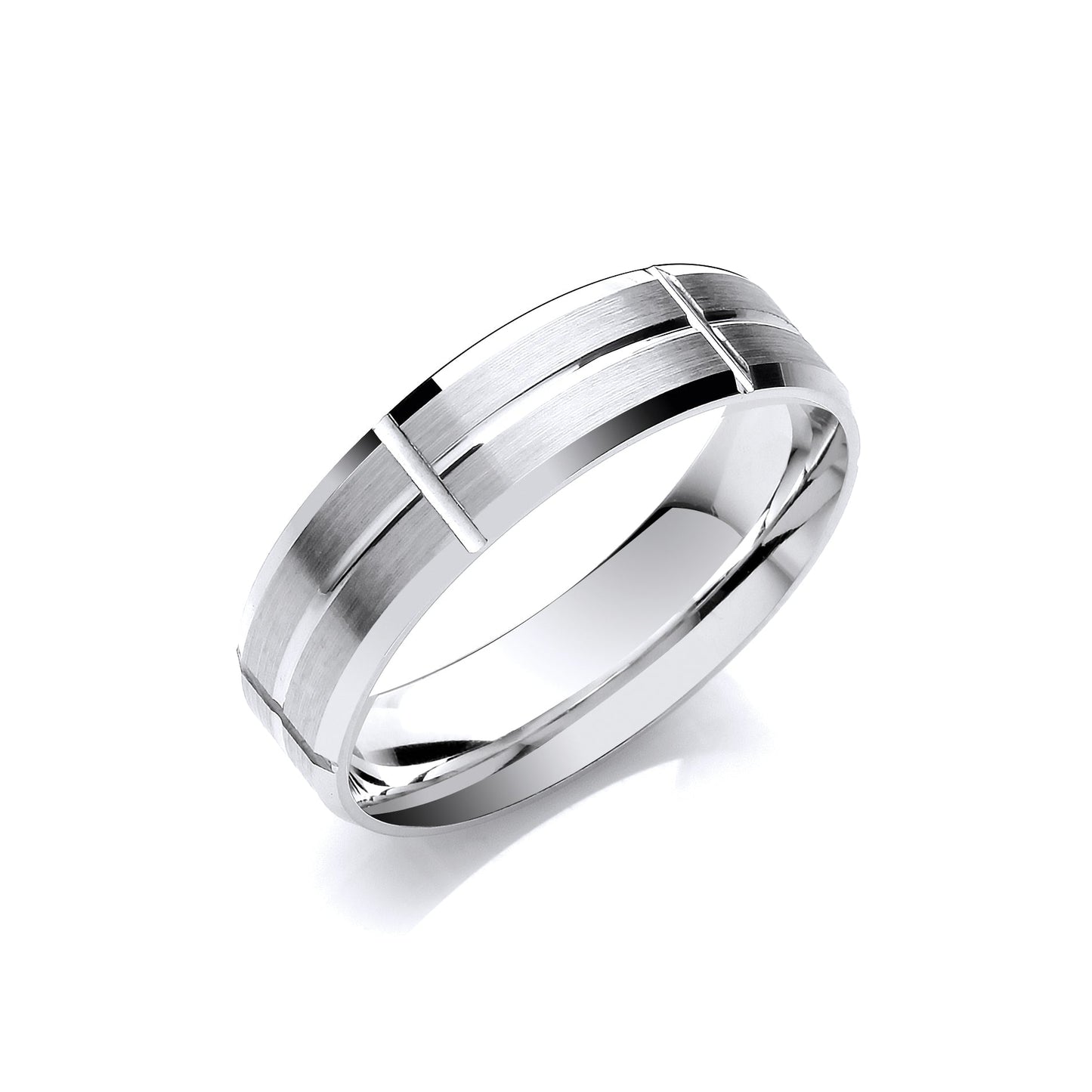 Groove Brushed Finish Regal | Hatton Garden Jewellers