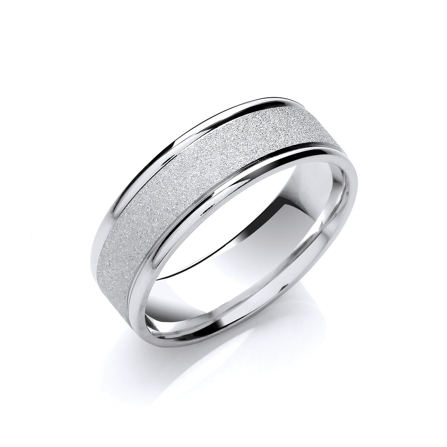 Frosted Centre Regal | Hatton Garden Jewellers