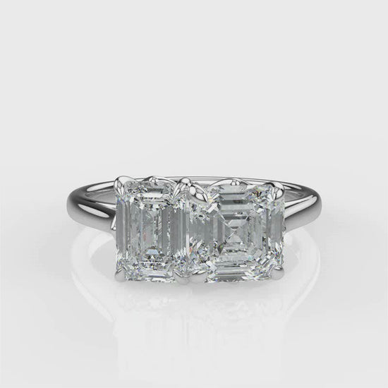 Load and play video in Gallery viewer, Ornella Platinum Asscher Video
