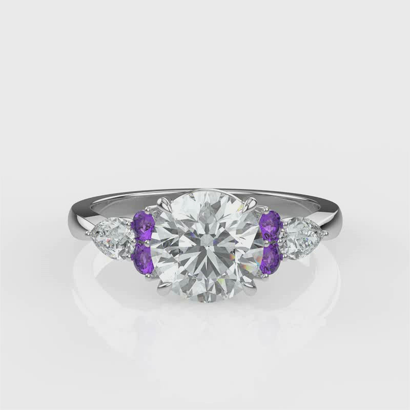 Load and play video in Gallery viewer, Beatrice Platinum Round Video
