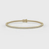 2ct Diamond Bracelet Yellow Gold  Round Video