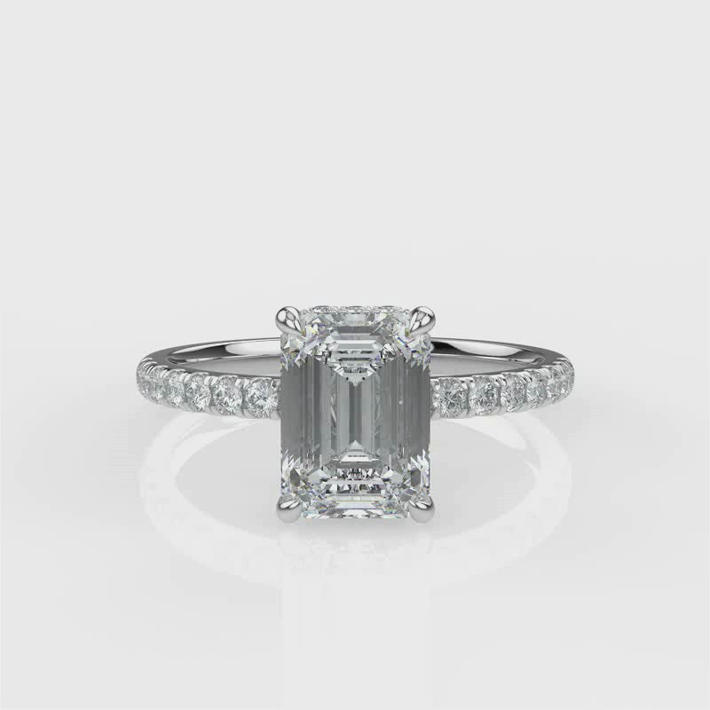 Load and play video in Gallery viewer, Bliss Emerald Diamond Ring Video
