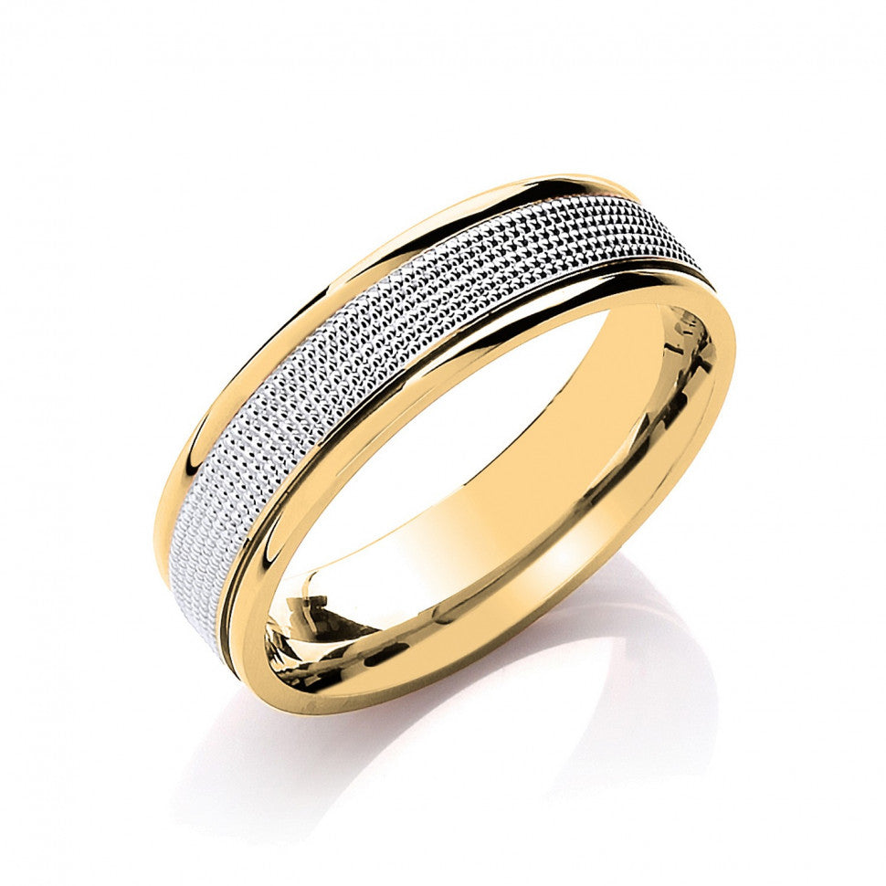 Load image into Gallery viewer, Grain Two Tone Regal - Hatton Garden Jewellers

