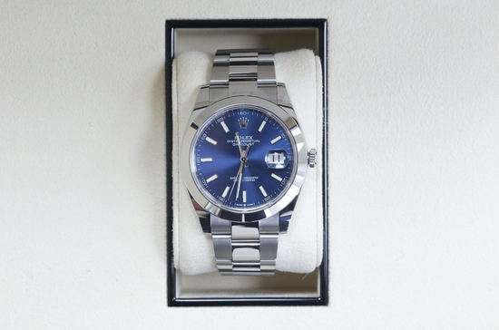 Load image into Gallery viewer, Rolex Datejust 41 Blue Regal - Hatton Garden Jewellers
